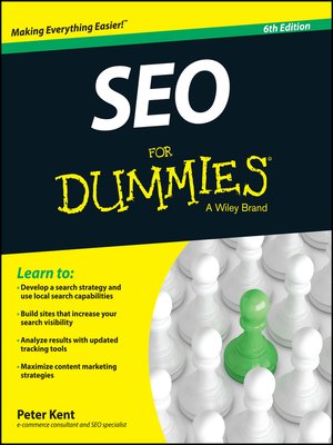 cover image of SEO For Dummies